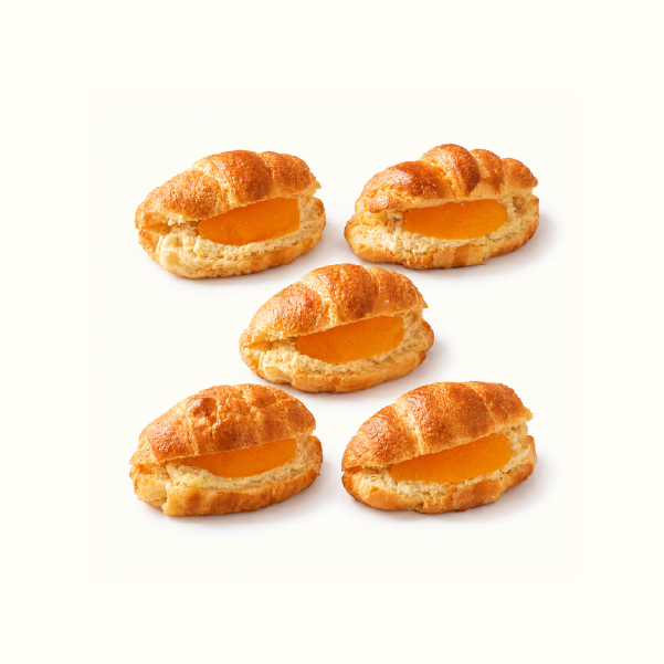 Croissant de pollo y durazno